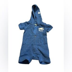 Roots Baby Hooded Zip Romper 12–18M